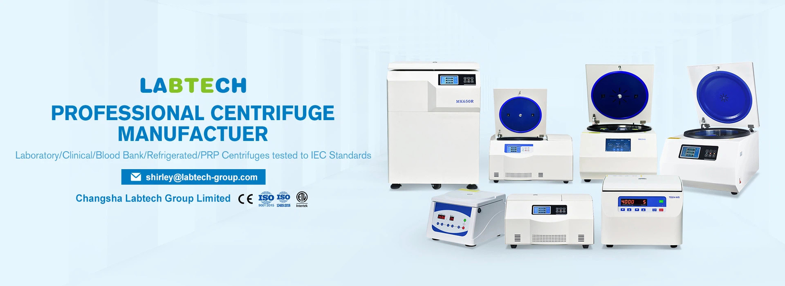 centrifugeuse à vitesse réduite