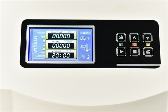 21000r/min Niveau sonore de la centrifugeuse réfrigérée de table 58dB
