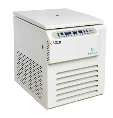 Écran LCD couleur plancher stationnaire centrifugeuse réfrigérée grande capacité 21000 tours par minute