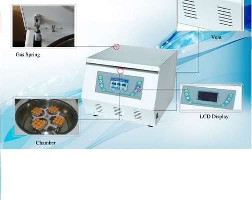 Centrifugeuse médicale à grande vitesse de 6000 r/min avec contrôle par microprocesseur